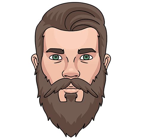 Bearded Man Drawing - Drawing.rjuuc.edu.np