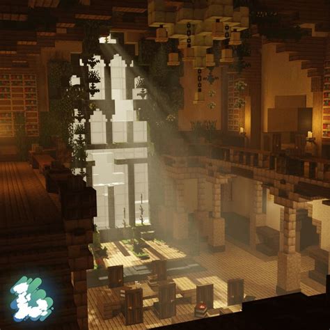 Small library interior - loads of hidden details here! | Minecraft castle, Minecraft houses ...