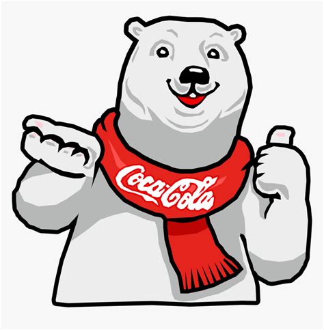 Vector By Vexikku On - Coca Cola Bear Cartoon, HD Png Download - kindpng