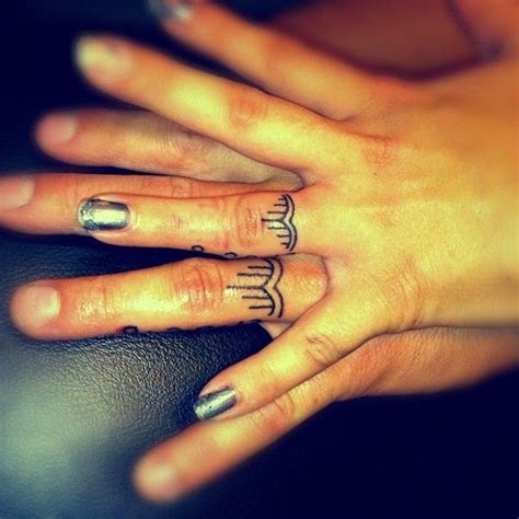 42 Wedding Ring Tattoos That Will Only Appeal To The Most Amazing Of Couples - TattooBlend