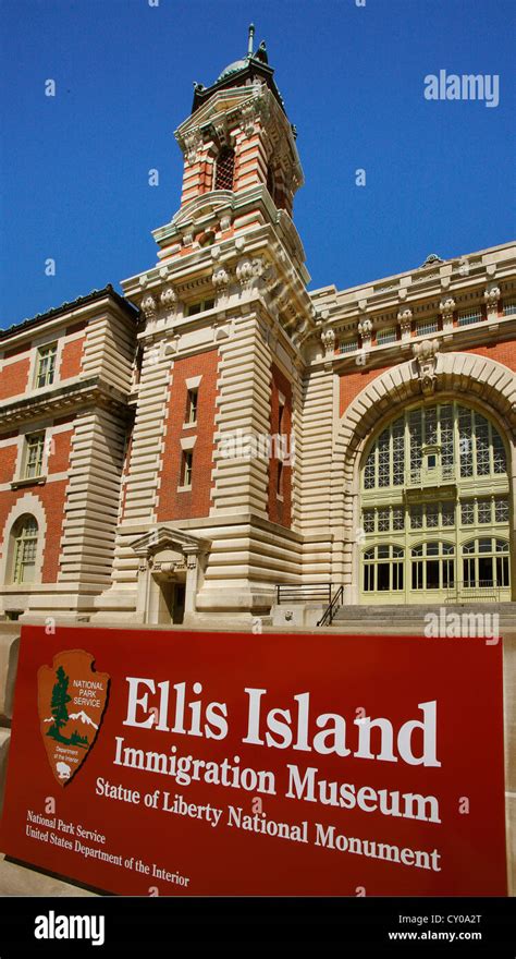 Entrance, Immigration Museum, Ellis Island, New York City, New York, United States, North ...