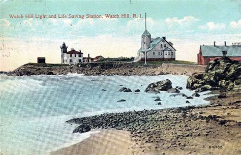 Watch Hill Lighthouse Postcard 16