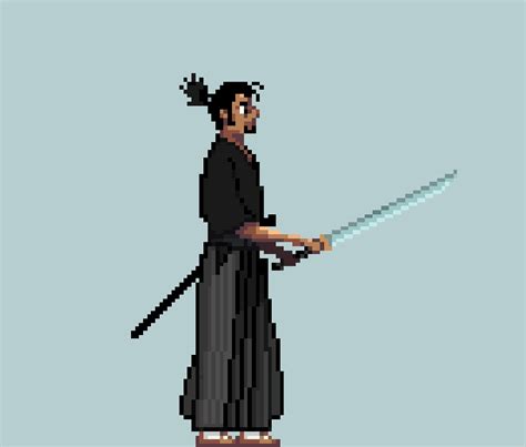 Samurai Pixel Art by ArthifaxGames on DeviantArt