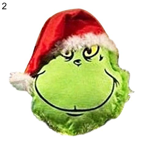 Christmas Green Hair Cotton Doll Cartoon Grinch Xmas Party Children Toy Giftplush Toy Grinch ...