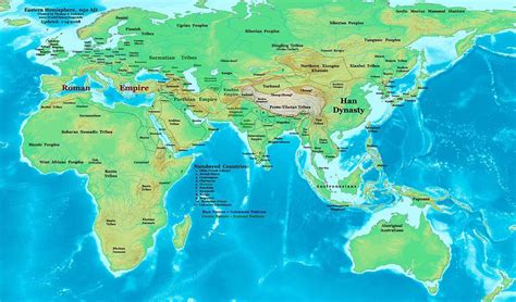 1st century - Wikipedia | World history map, Ancient history, World history