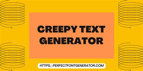 Creepy Text Generator: Online Copy/Paste Tool