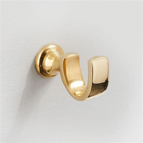 Tapestry Rod Bracket Polished Brass - Broughtons Lighting & Ironmongery