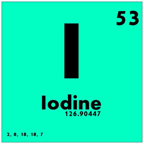 053 Iodine - Periodic Table of Elements | Watch Study Guide:… | Flickr