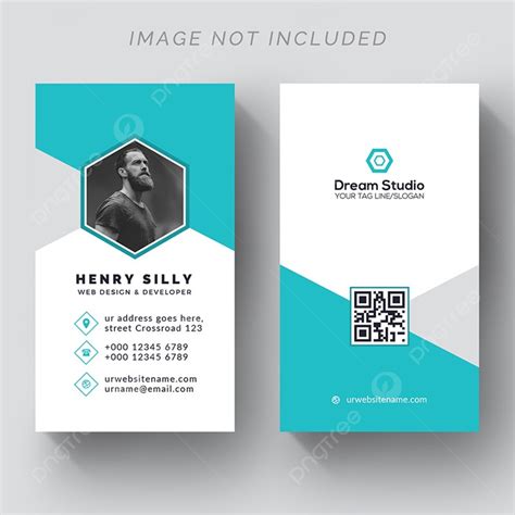 Creative Vertical Business Card Template Download on Pngtree