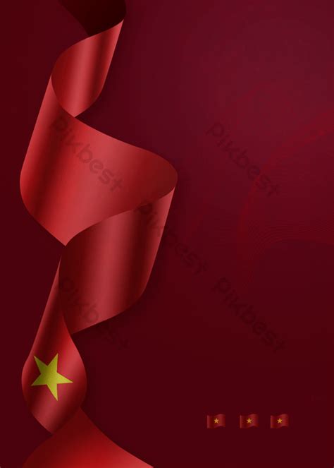 Vietnam Flag Silk Background | PSD Free Download - Pikbest