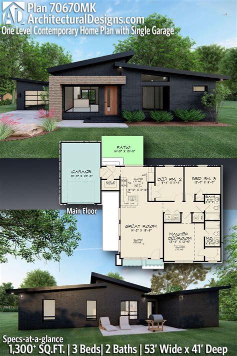 25++ Small contemporary house plans with garage ideas in 2021