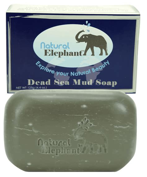 Dead Sea Mud Soap 4.4 oz (125 g) by Natural Elephant - Walmart.com