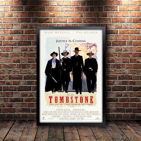 Tombstone Movie Poster Framed and Ready to Hang. - Etsy