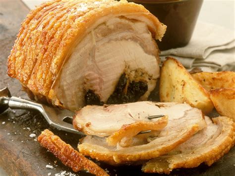 Stuffed Rolled Pork Roast recipe | Eat Smarter USA