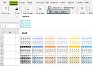 Excel Table Styles & Formats - Examples, How To Create?