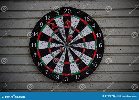 BullsEye darts game stock photo. Image of grunge, number - 270587474