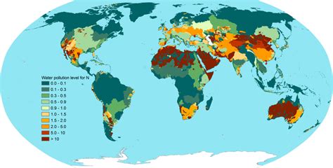 World Water Pollution Graph