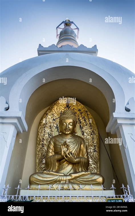 Peace Pagoda and Japanese Temple, Darjeeling, India, Asia Stock Photo ...