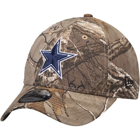 Men's Dallas Cowboys New Era Camo Realtree 49FORTY Fitted Hat