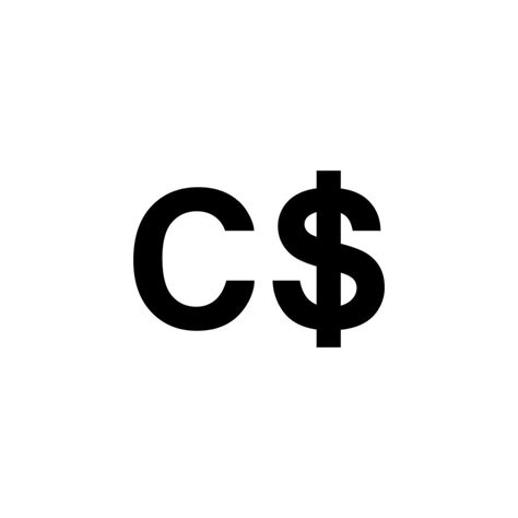 Canada Currency, CAD, Canadian Dollar Icon Symbol. Vector Illustration ...