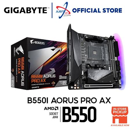 Gigabyte B550I AORUS PRO AX AM4 Combo Ryzen 5 5600G / 5500 / 5600X ...