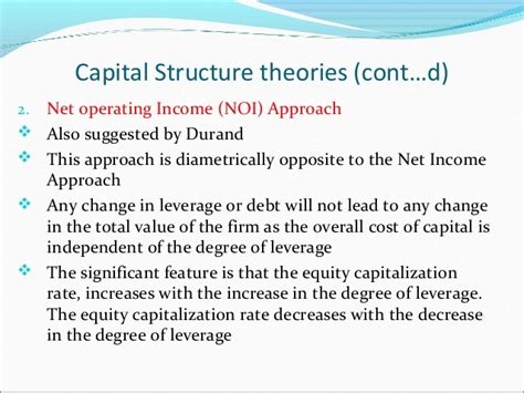 Capital Structure Theory Modigliani and Miller (MM) Approach | Investing Post