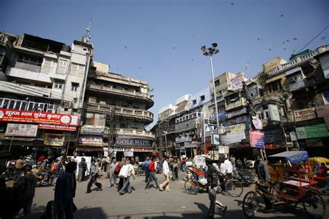 Centre of Old Market, Chandni Chowk Editorial Stock Photo - Image of street, business: 4940163