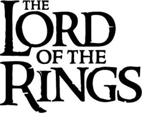 The Lord of the Rings Silhouette the Lord of the Ring Svg - Etsy