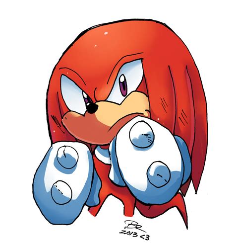 knuckles the Echidna by Omiza on DeviantArt