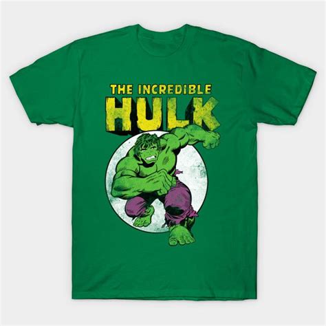 vintage the incredible hulk - Marvel Comics T-Shirt - The Shirt List | Comic clothes, Hulk ...