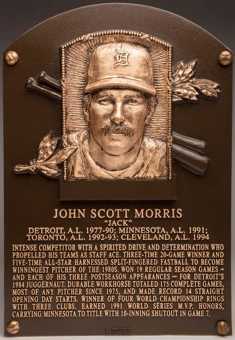 Morris, Jack | Baseball Hall of Fame