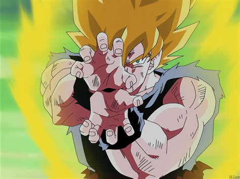 Goku Super Saiyan (Kamehameha sur Namek) - Dragon Ball GIF