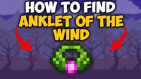 Terraria How To Get Anklet of the Wind | Terraria Anklet of the Wind ...