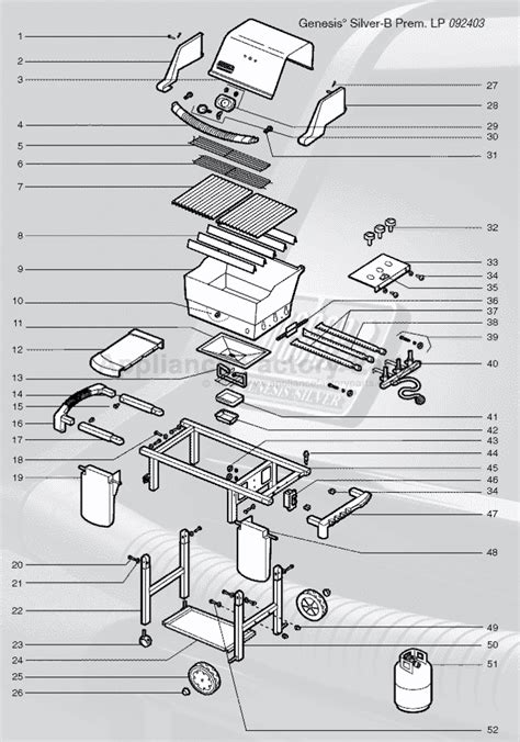 Weber Genesis Silver Parts Diagram - Wiring Diagram