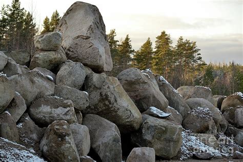 Pile of rocks Photograph by Esko Lindell