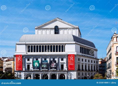 Teatro Real of Madrid or Opera House a Sunny Day Editorial Image ...