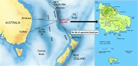 Norfolk Island Map