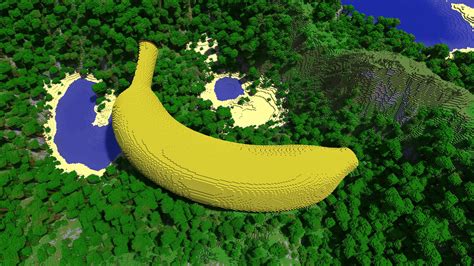 How To Build A Banana In Minecraft - Banana Poster