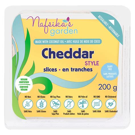 Nafsika’s Garden Cheddar Style Slices - Plant Prepped