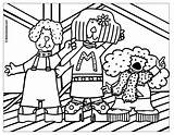 Attic Coloring Page sketch template