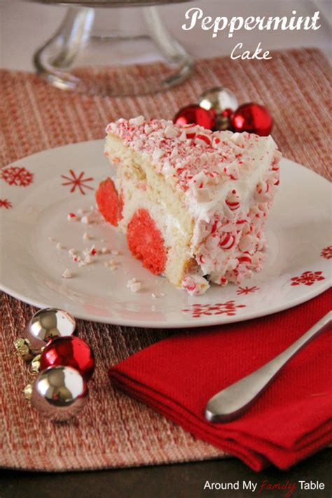 Peppermint Cake - Around My Family Table