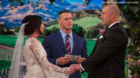 John Cena officiates a wedding on NBC's "Today with Kathie Lee & Hoda ...