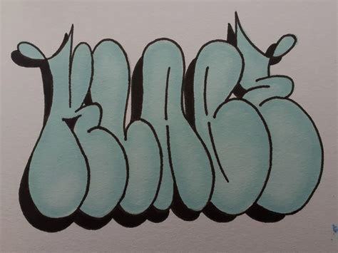 KLABE Throwie style : r/graffhelp