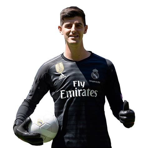 Thibaut Courtois Real Madrid football render - FootyRenders