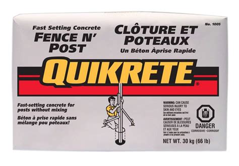 Quikrete FENCE N' POST Concrete Mix 30kg | The Home Depot Canada