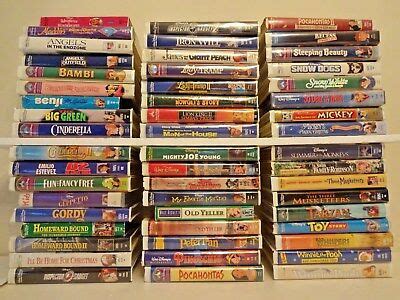 Walt Disney Warner Bros. Fox VHS Videos Movies You choose Pick 8 for $12 | eBay