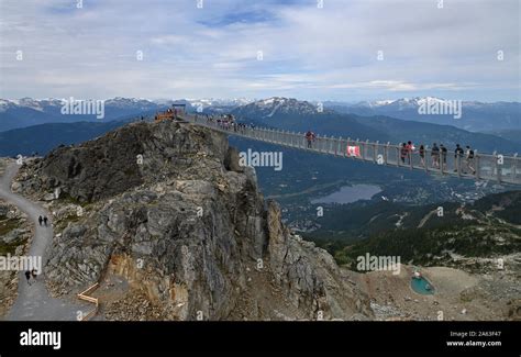 Whistler peak suspension bridge hi-res stock photography and images - Alamy