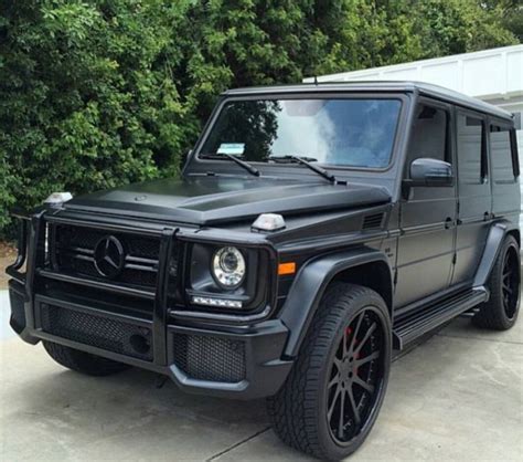 #MatteBlack #Mercedes #G500 #SUV | Best suv cars, Sports cars luxury, G ...