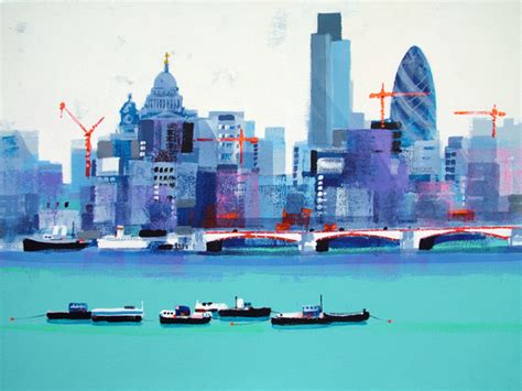 LONDON SKYLINE by Colin Ruffell.