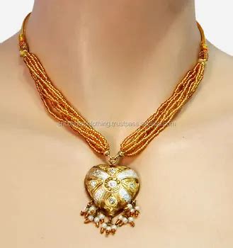 Lakh Jewelry Rajasthani Necklace With Earring Set - Buy Ethnic Jaipuri Lakh/ Lac Meenakari ...